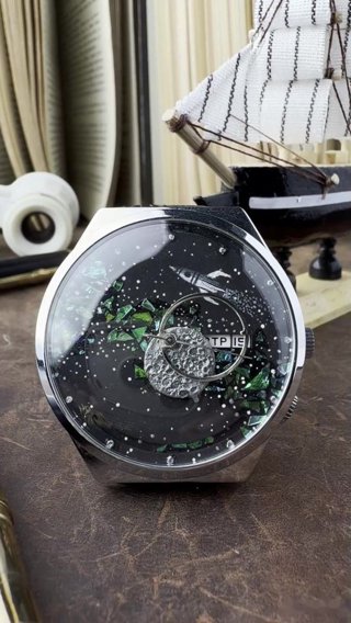 Ракета «Вечный календарь», авторская роспись «Лунная экспедиция»