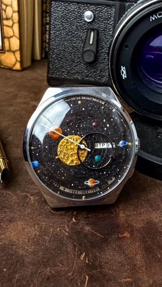 Ракета «Вечный календарь», авторский циферблат «Космос»: общий вид, фото 2