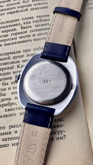 Ракета «Зеро», новый синий циферблат, калибр 2609.НА: механизм, фото 5