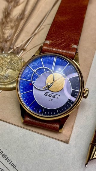 Ракета «Коперник», золотистый корпус 42 мм, калибр 2609.НА: общий вид, фото 5