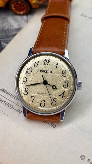 Ракета, после обслуживания в часовой мастерской: механизм, фото 4