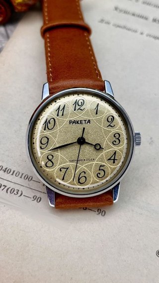Ракета, после обслуживания в часовой мастерской: механизм, фото 5